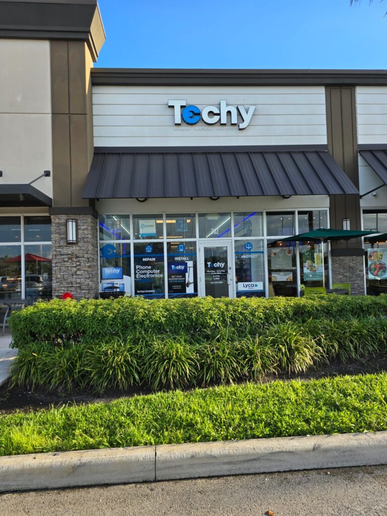 Techy Doral storefront at 1850 NW 117th Pl, Sweetwater, FL near Doral