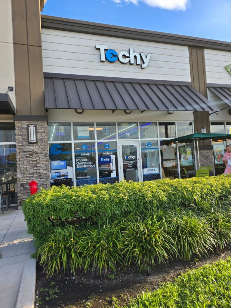 Techy Doral storefront at 1850 NW 117th Pl, Sweetwater, FL near Doral