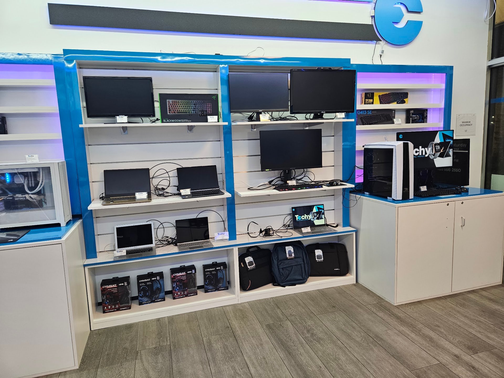 Refurbished computers and monitors at Techy Doral
